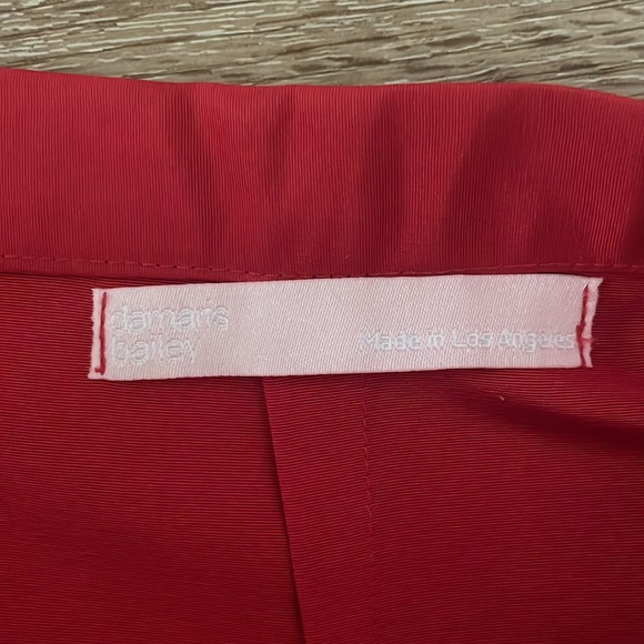 Brand New with Tags Beautiful designer Damaris Bailey Rubina red Mermaid Skirt M - Picture 3 of 6